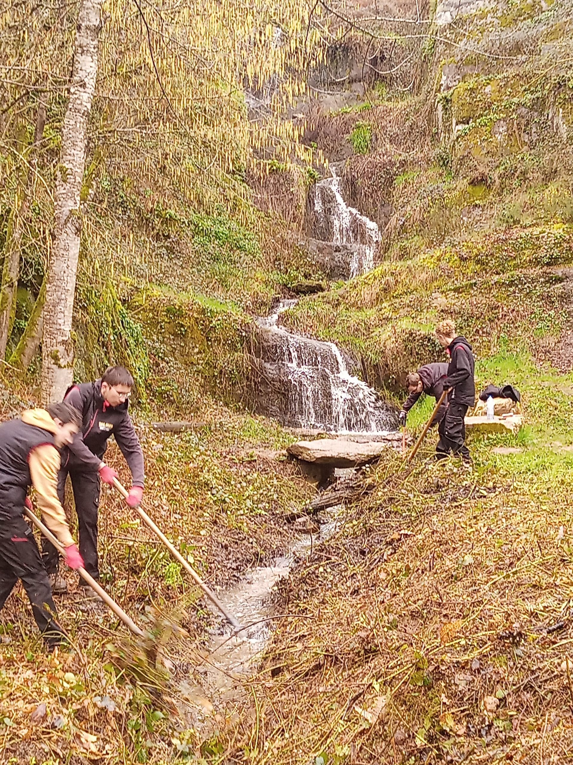 Découverte d'un milieu naturel aquatique par nos élèves.