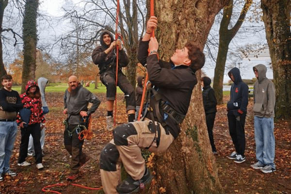 Initiation-cordage-grimpe-élagueur